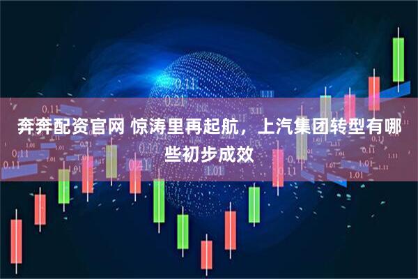 奔奔配资官网 惊涛里再起航，上汽集团转型有哪些初步成效